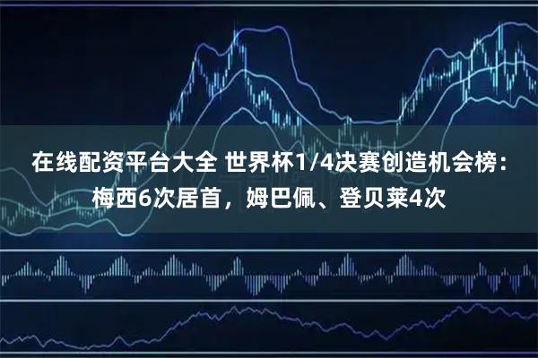 在线配资平台大全 世界杯1/4决赛创造机会榜：梅西6次居首，姆巴佩、登贝莱4次